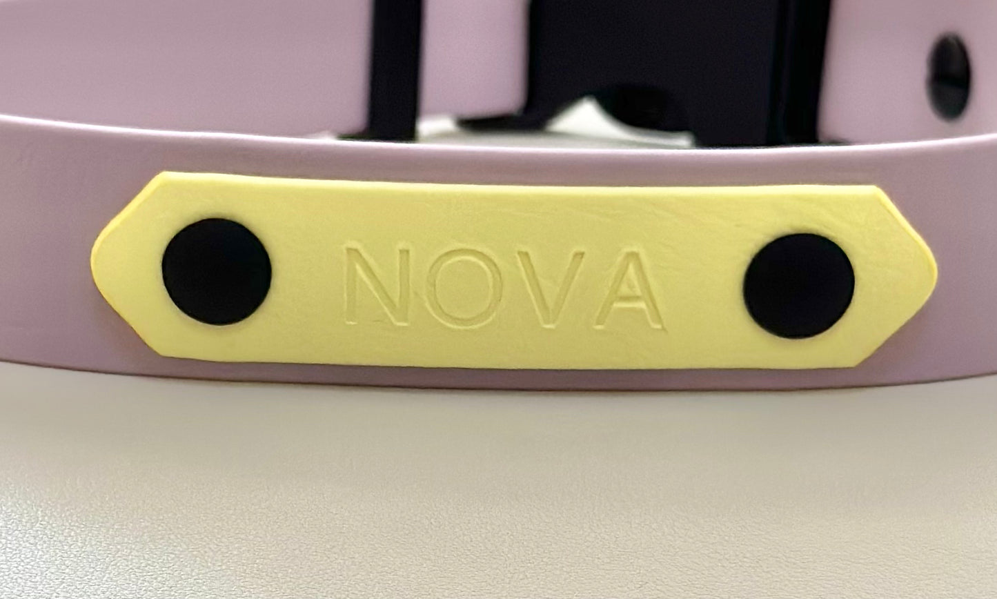 Name plate/phone number add on for collars