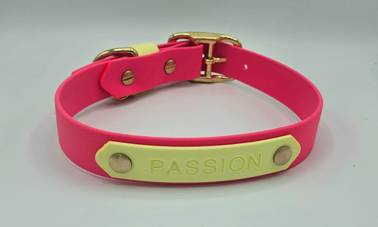 Name plate/phone number add on for collars