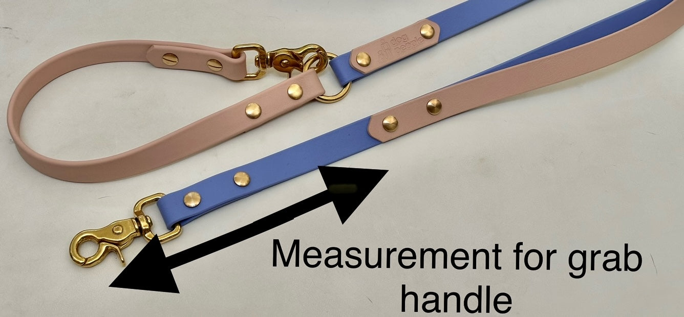 Add on grab handle for leashes